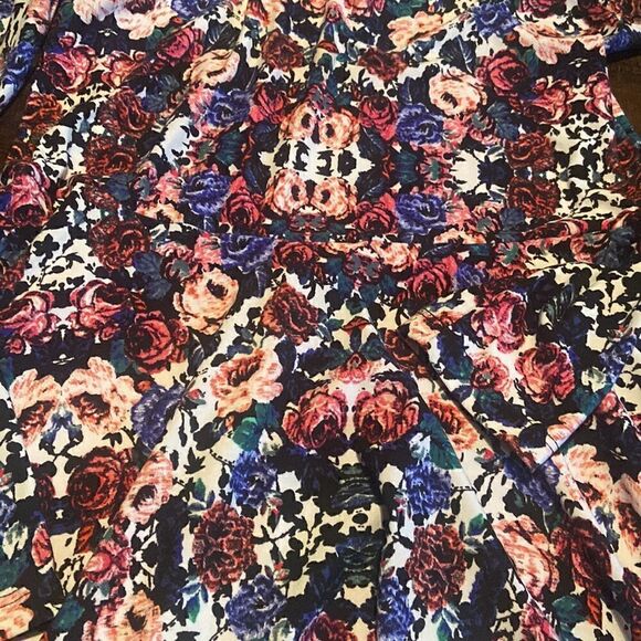 Show Me Your MuMu Long Sleeve Dress Medium Floral - Picture 3 of 4